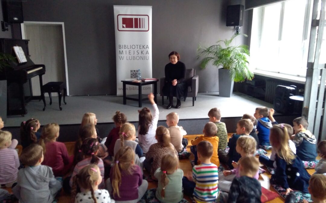 Spotkanie z panią Bogną Nowowiejską-Bielawską w Bibliotece Miejskiej